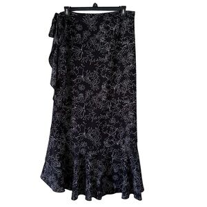 NWT Max Studio High low, faux wrap around skirt.